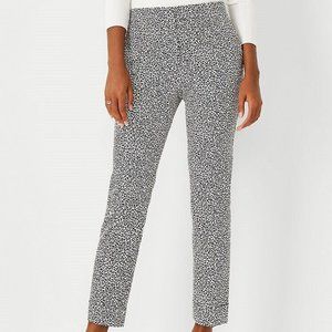 BNWT Ann Taylor Animal Leopard Print High Waist Ankle Pant Size 4P